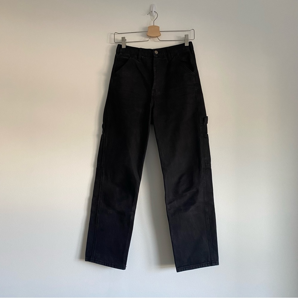 Brandy Melville Black High Rise Carpenter Pants
